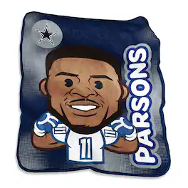 Logo Brands - Micah Parsons Dallas Cowboys 50" x 60" Player Caricature Throw Blanket - Multicolor