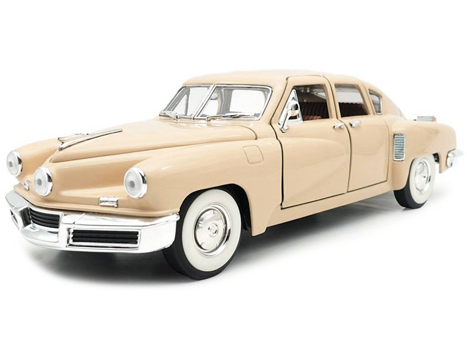 Alt View 1. Road Signature - 1948 Tucker Torpedo Cream 1/18 Diecast Model Car by Road Signature.