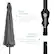 EASY STORAGE
Built-in hand crank allows for quick setup & breakdown
DURABLE ASSEMBLY
Push-button connector pin protects the pole from damage
