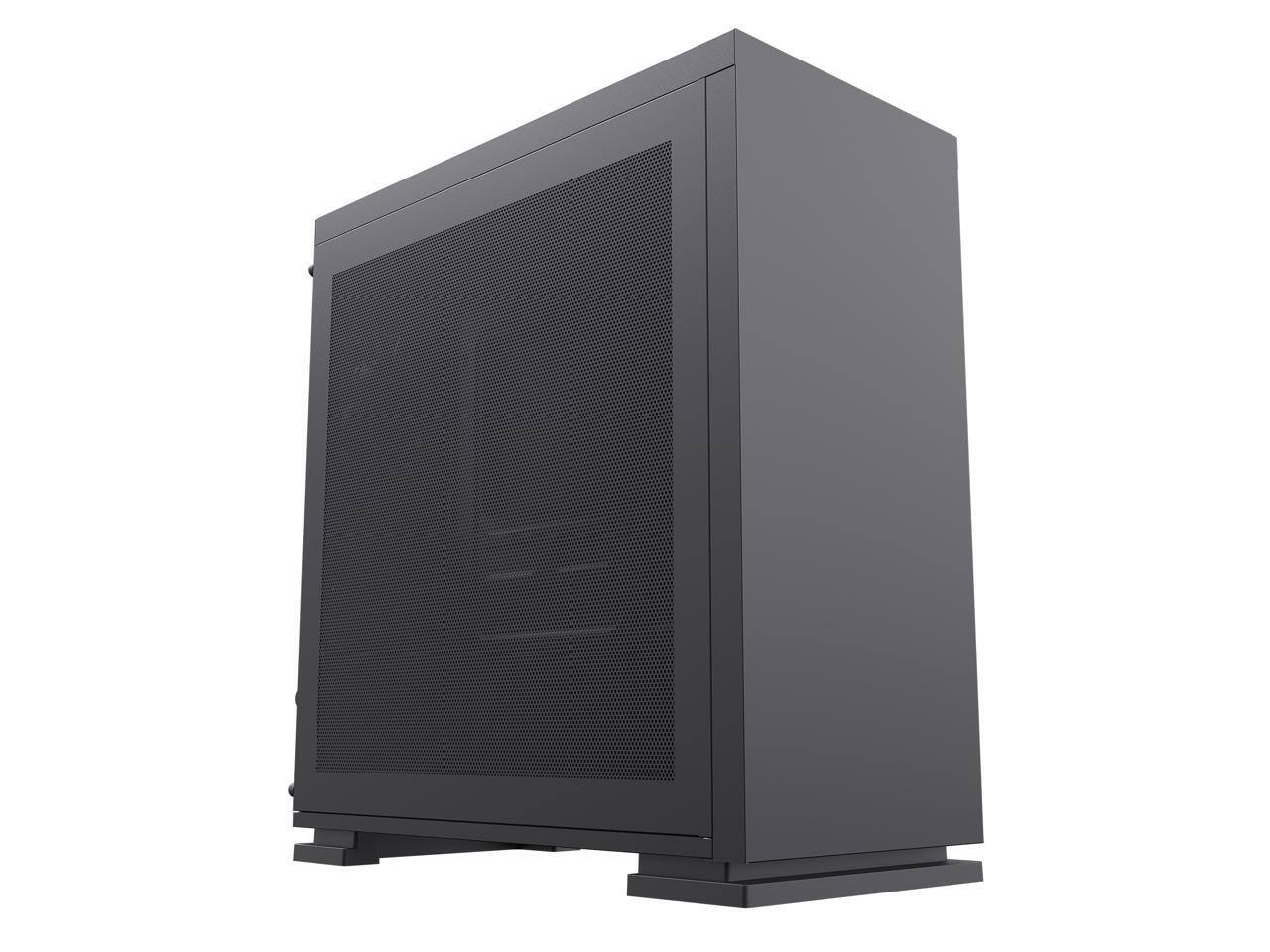 Alt View 1. GAMEMAX - Gamemax M60 Black Steel Micro ATX Tower USB3.0 Computer Case w/ Dual Mesh Side Panels - Black.