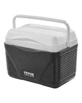 VEVOR - Portable Cooler, 8.5 QT Hard Cooler with Ice Retention and Heavy-Duty Handles - Gray