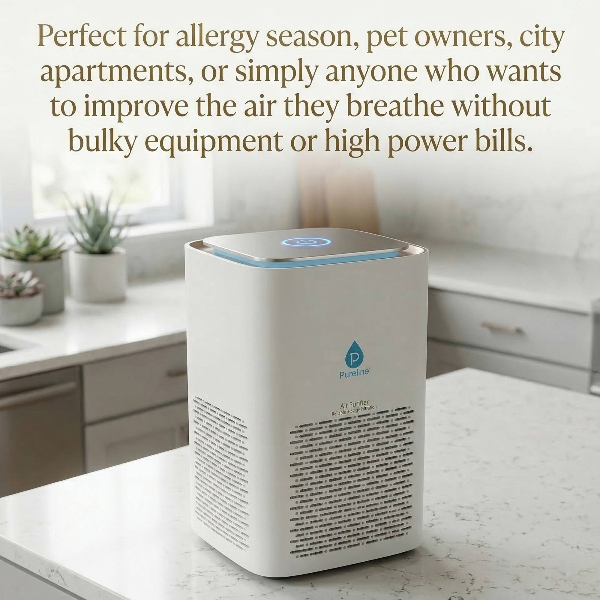 Perfect for allergy season, pet owners, city apartments, or simply anyone who wants to improve the air they breathe without bulky equipment or high power bills.