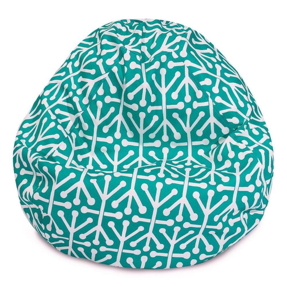 Front. Majestic Home - Small Bean Bag Aruba Pacific - Blue.