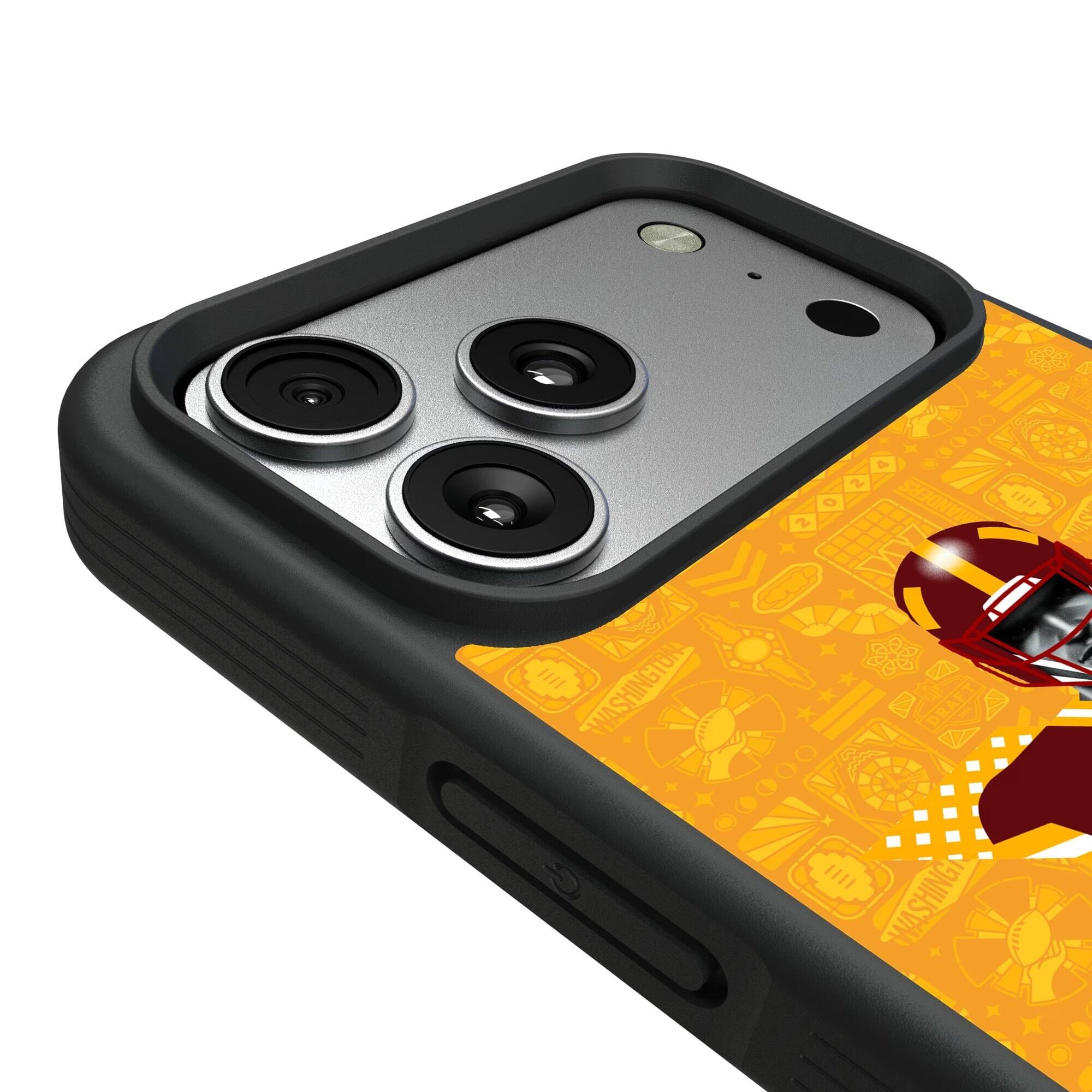 Alt View 2. Keyscaper - Washington Commanders iPhone Bump Case - 13 mini - Black.