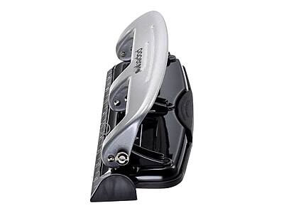 Alt View 1. Bostitch - Bostitch EZ Squeeze 3-Hole Punch, 12 Sheet Capacity, Silver/Black (2101) - Silver/Black.