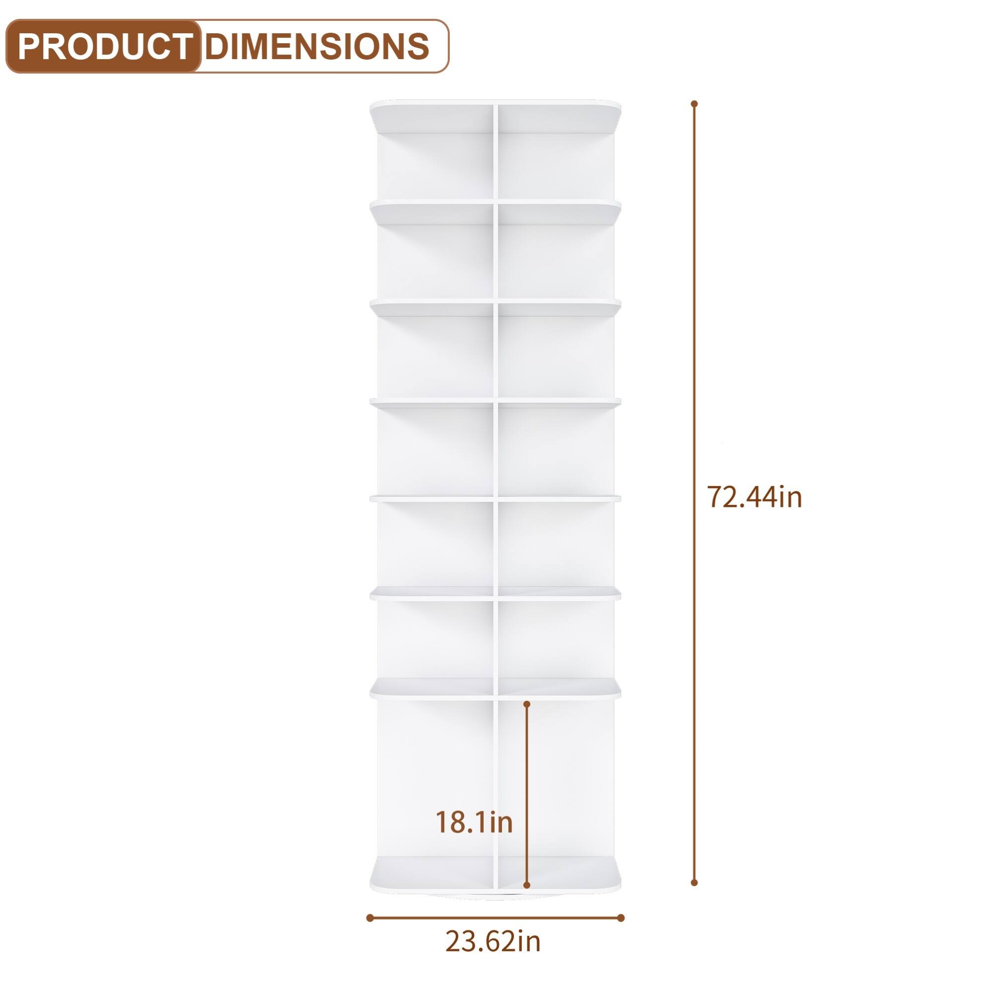 PRODUCT DIMENSIONS

72.44in  
18.1in  
23.62in