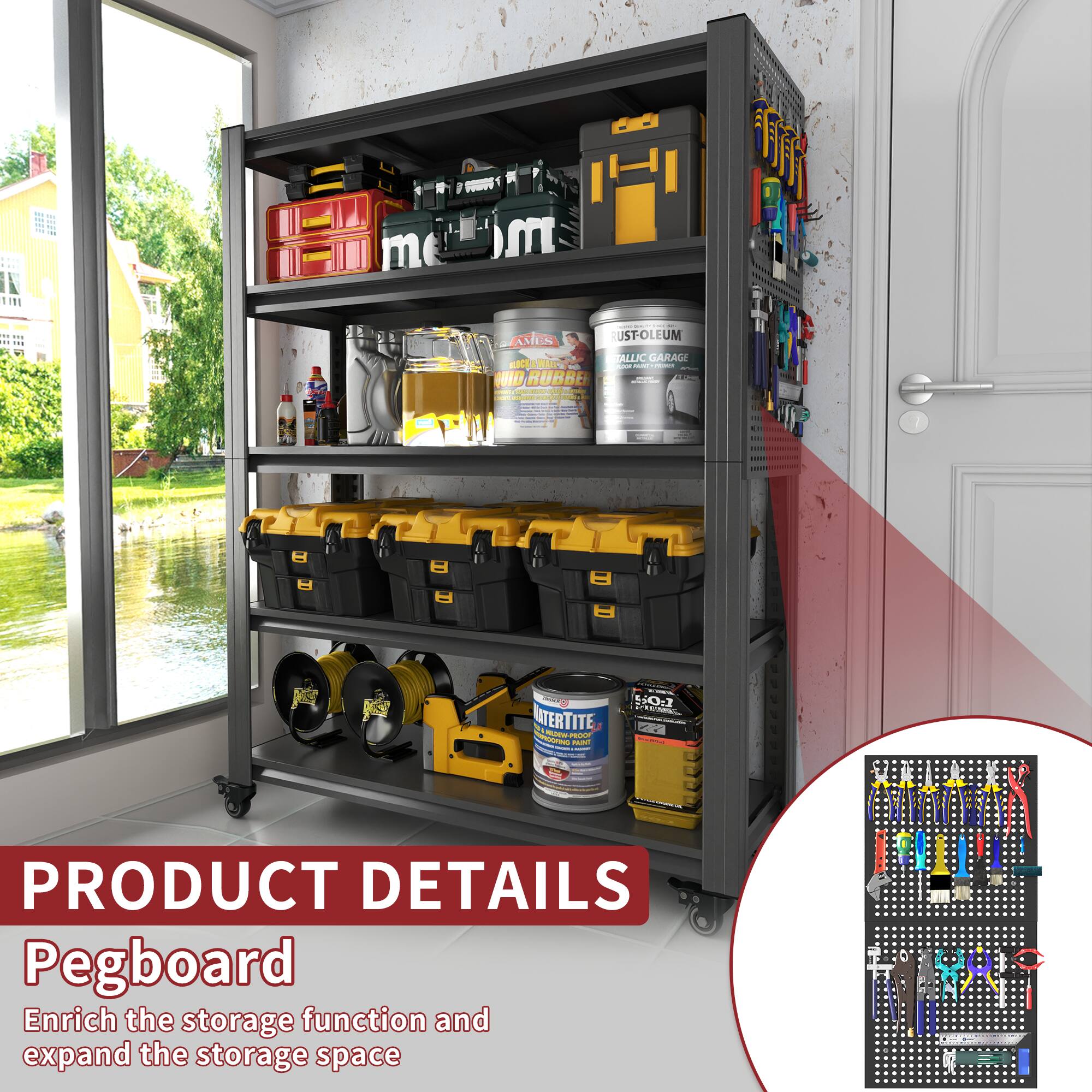PRODUCT DETAILS  
Pegboard  
Enrich the storage function and expand the storage space
