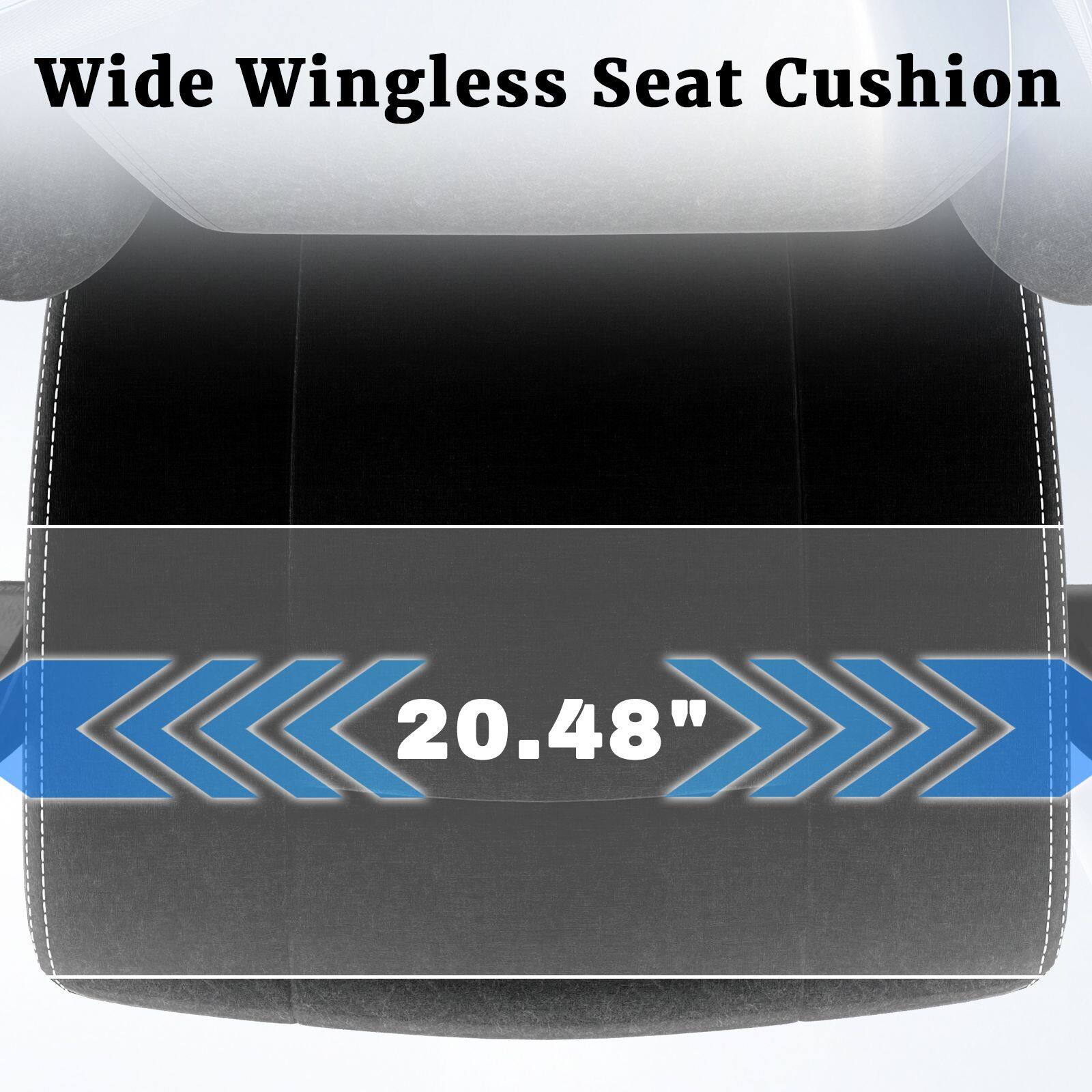 Wide Wingless Seat Cushion  
20.48"