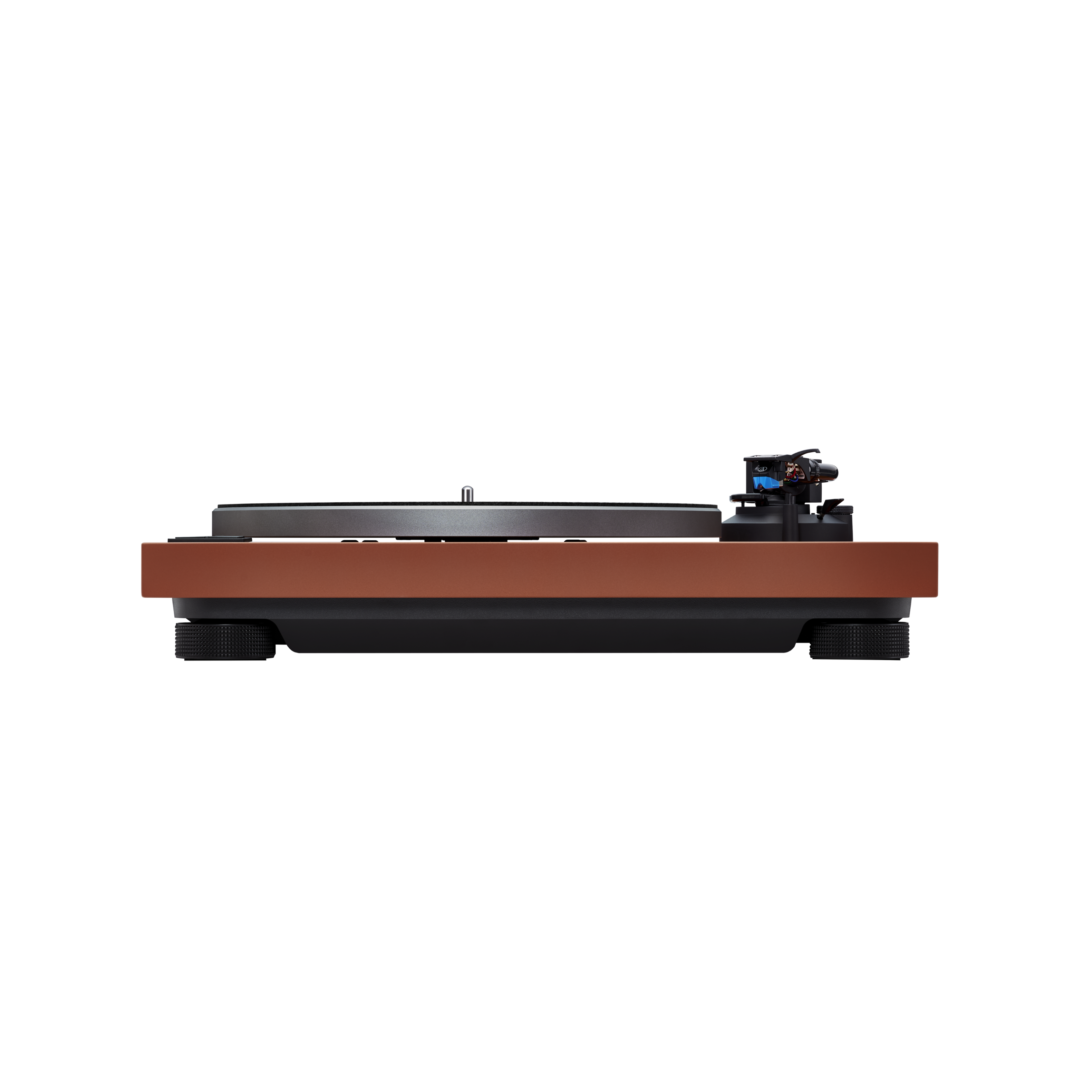 Alt View 9. Technics - Technics HiFi Bluetooth Turntable with Coreless Direct Drive Motor, Audiophile-Grade Cartridge and Precision Tonearm - Terracotta Brown.