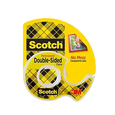 Scotch Permanent Double-Sided Tape
No Mess Compared to Glue
Scotch 3M