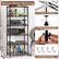 Robust Metal Shelving
- 2 Anti-Tipping Kits
- Adjustable Foot Pads
- Convenient Fixing Clips
- 4 Additional Hooks