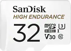 SanDisk HIGH ENDURANCE microSDHC I 32GB V30 C10