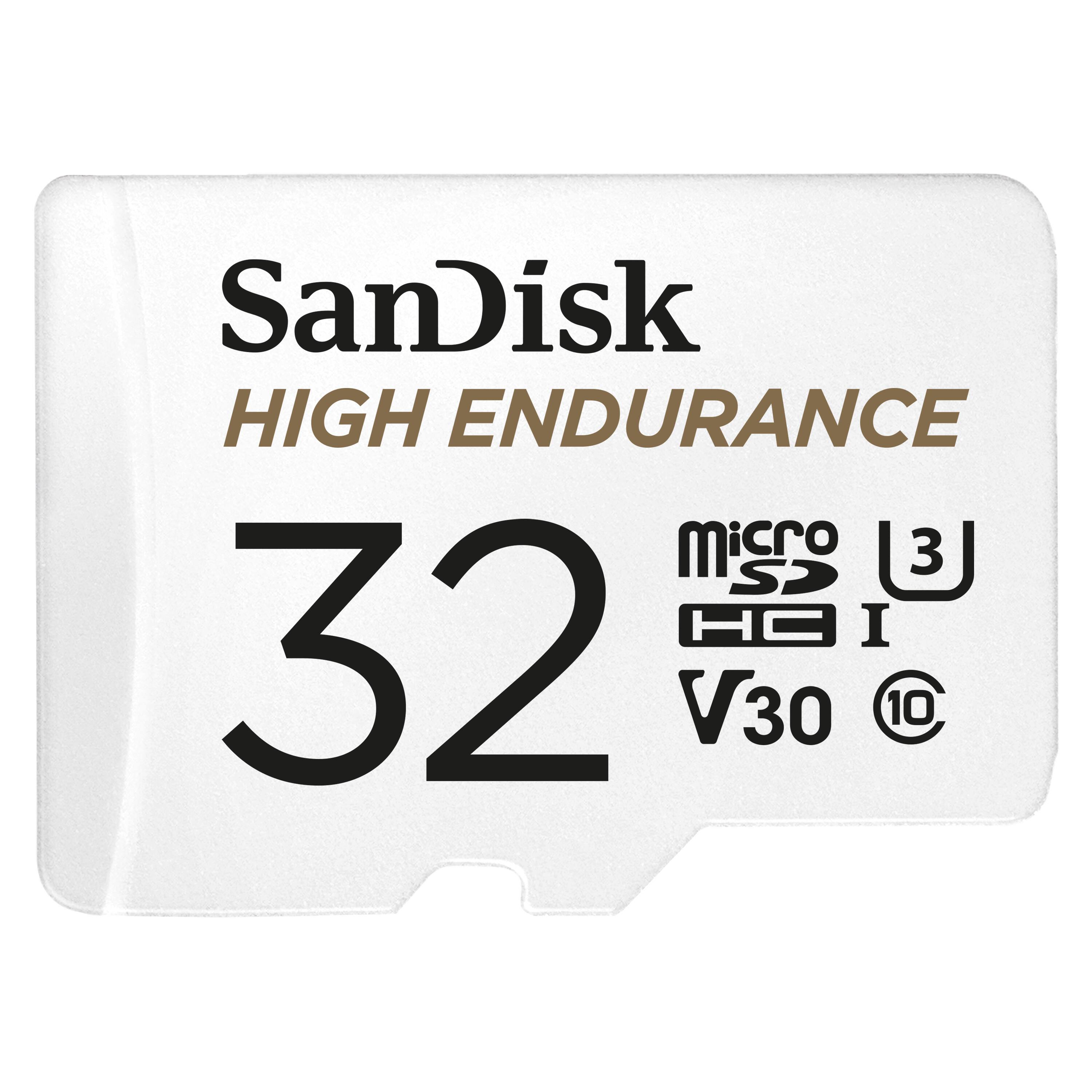 SanDisk HIGH ENDURANCE microSDHC 32GB U3 V30 C10