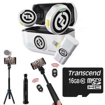 HOLLYLAND LARK M2 Microphone System w/ Lightning Connector Content HOLLYLAND LARK M2 Microphone System w/ Lightning Connector Content