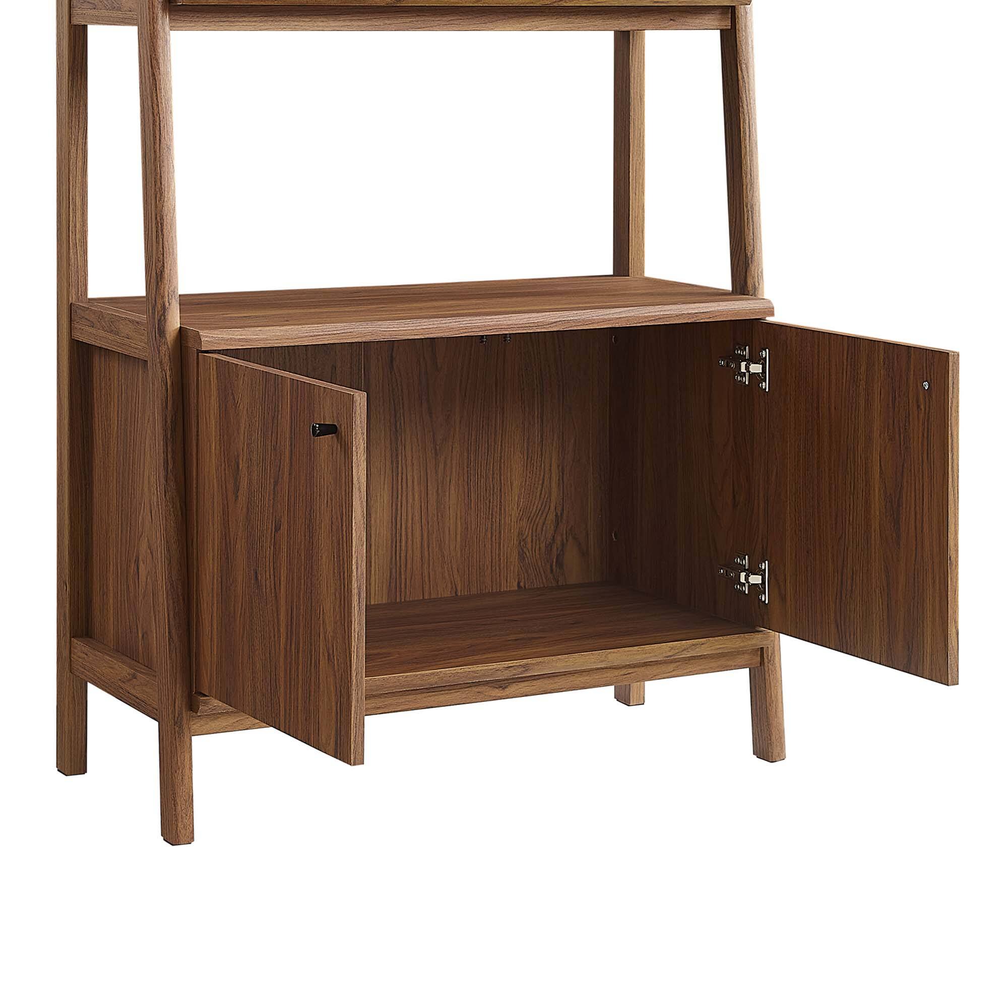 Alt View 3. Modway - Bixby 33" Bookshelf by Modway - Walnut.