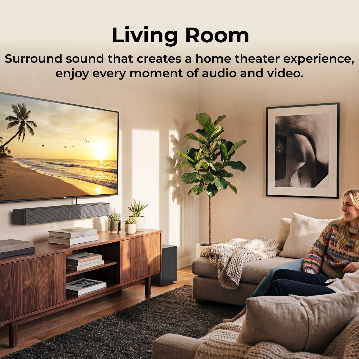 Living Room

Surround sound that creates a home theater experience, enjoy every moment of audio and video.