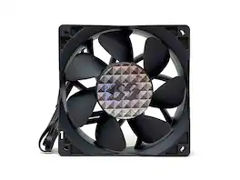 Bluegears - b-BlasterPWM 120x38 2Ball PWM High Speed Fan ranging 1300 to 6500 RPM with 318 CFM - Black