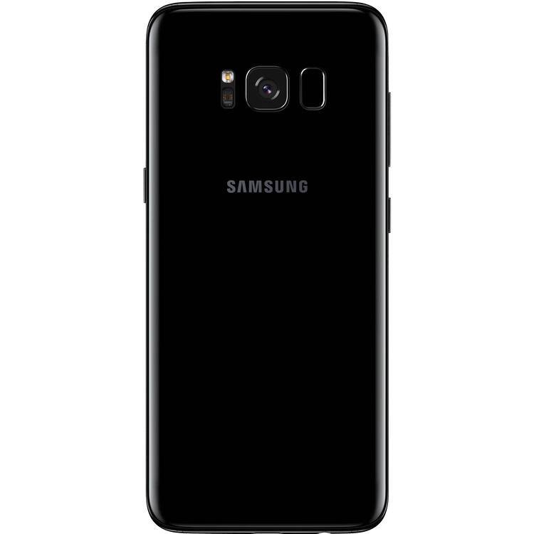 Left. Samsung - Samsung Galaxy S8 G950U (Fully Unlocked) 64GB - Midnight Black.