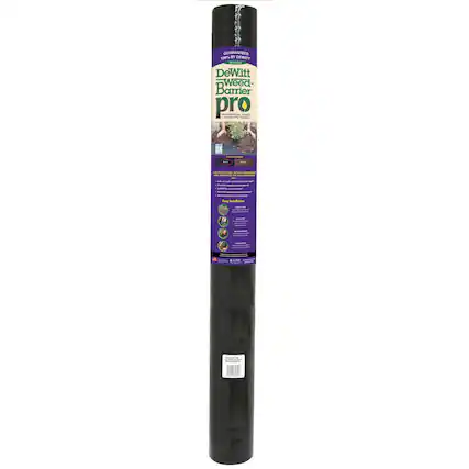 GUARANTEED 100% BY DEWITT
DeWitt Weed Barrier Pro
CONTAINS:
- 100% Polypropylene
- UV Stabilized
- 6 Mil Thickness
- 10 Year Warranty
FEATURES:
- Easy to Install
- Weed Barrier
- Landscape Fabric
- Garden Fabric
- Mulch Barrier
- Decorative Fabric
- Weed Barrier
- Landscape Fabric
- Garden Fabric
- Mulch Barrier
- Decorative Fabric
EASY TO INSTALL:
- Simply Unroll and Cut to Size
- No Tools Required
- Easy to Cut and Trim
GUARANTEED 100% BY DEWITT
DeWitt Weed Barrier Pro
CONTAINS:
- 100% Polypropylene
- UV Stabilized
- 6 Mil Thickness
- 10 Year Warranty
FEATURES:
- Easy to Install
- Weed Barrier
- Landscape Fabric
- Garden Fabric
- Mulch Barrier
- Decorative Fabric
- Weed Barrier
- Landscape Fabric
- Garden Fabric
- Mulch Barrier
- Decorative Fabric
EASY TO INSTALL:
- Simply Unroll and Cut to Size
- No Tools Required
-