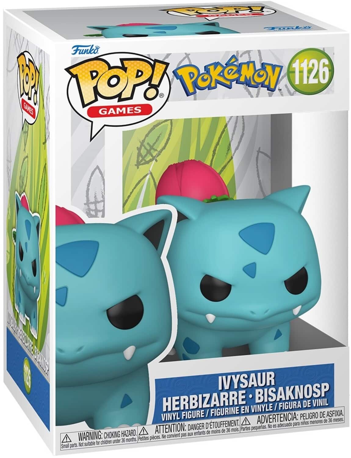Funko POP! Games: Pokemon Ivysaur COLLECTIBLES Multicolor