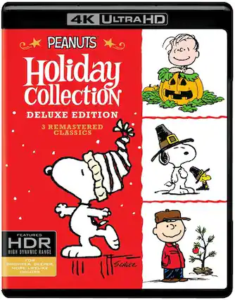 Front. Peanuts Deluxe Holiday Collection - 4K Blu-Ray.