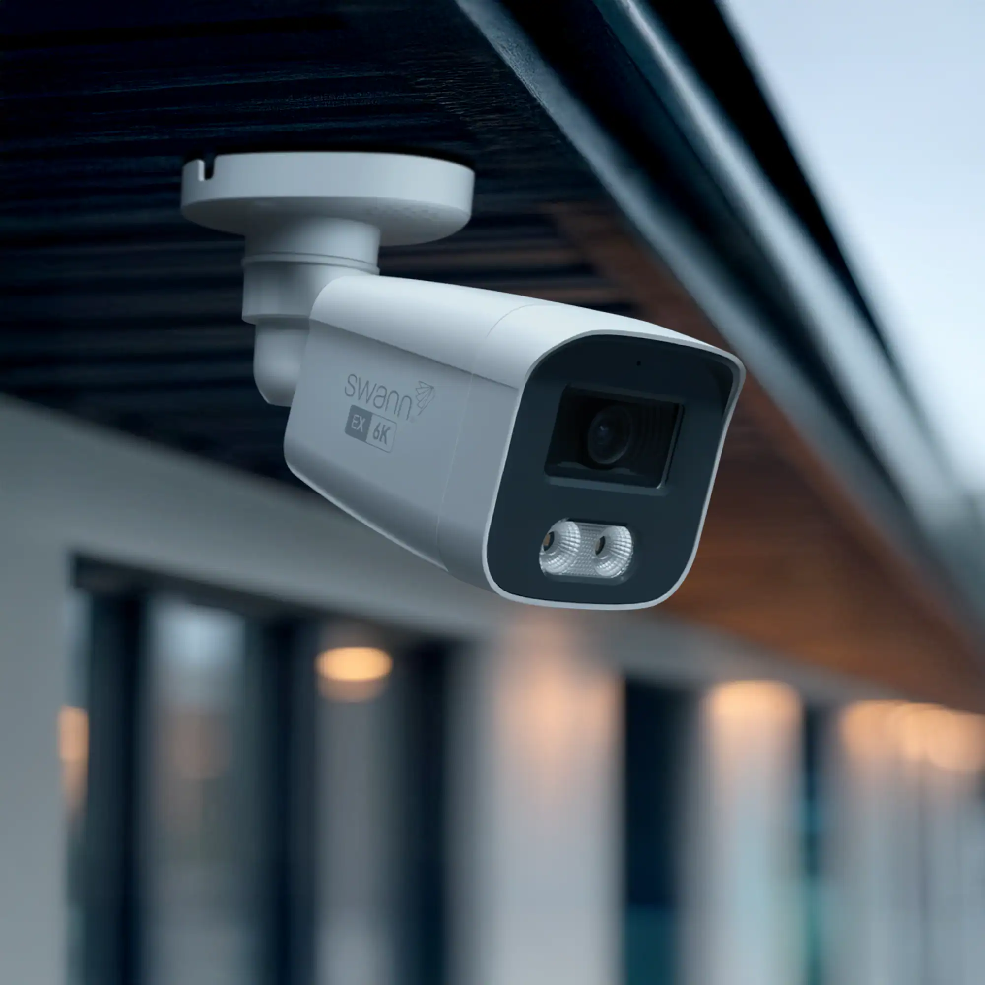 Angle. Swann - EliteX™ 6K/12MP NVR Security System with 4 Bullet Cameras - White.