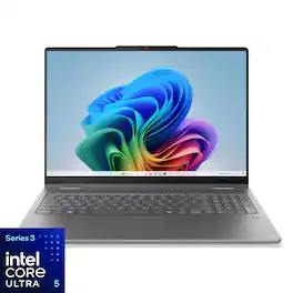 Lenovo - Yoga 7i 2-in-1 16" 2K Touchscreen Laptop - Intel Core Ultra 5 Processor 322 2026 - 16GB Memory - 512GB SSD - Luna Grey