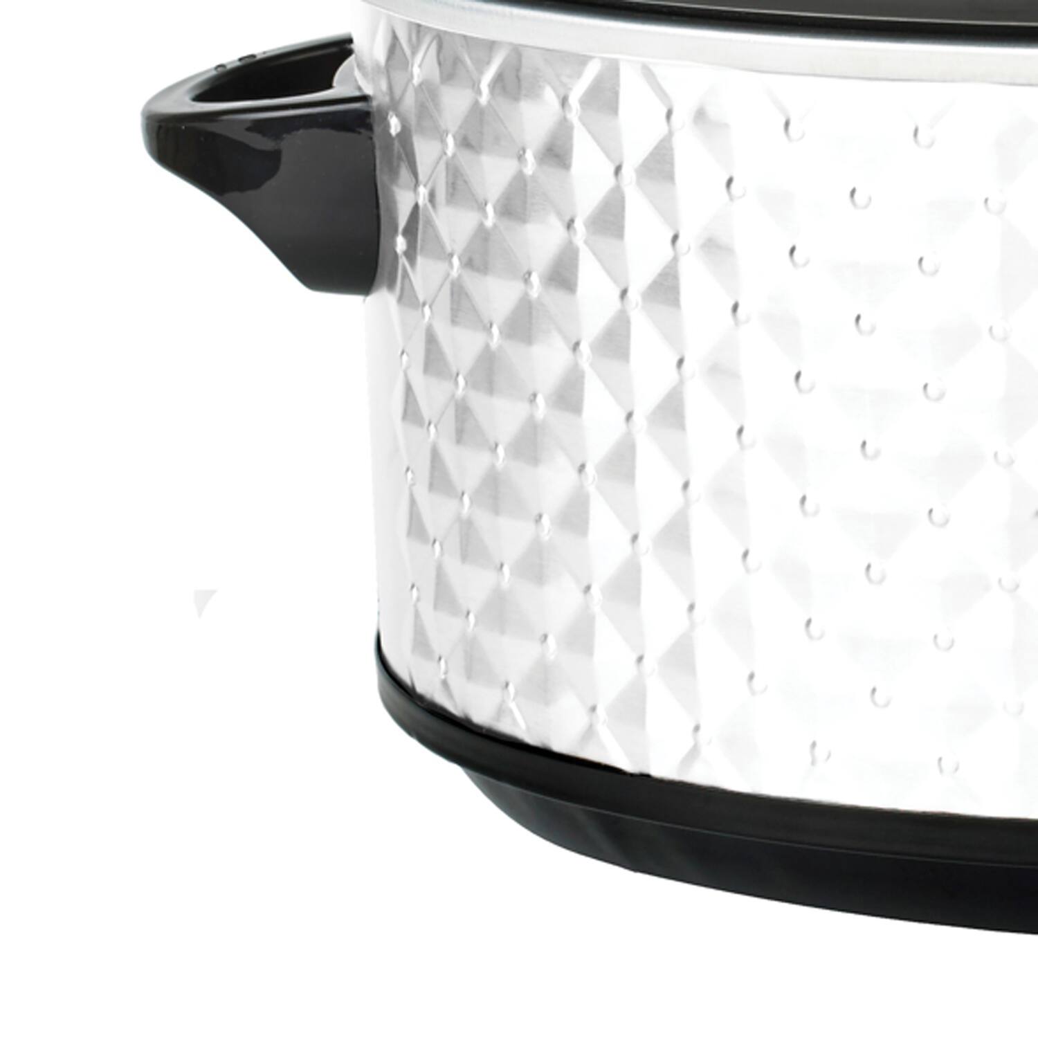 Back. Brentwood - Brentwood Select 7 Quart Slow Cooker in White - White.