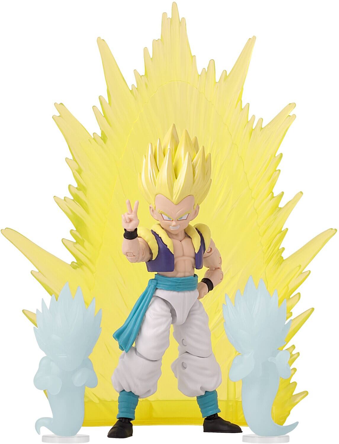 Alt View 3. Bandai - Bandai - Dragon Ball Super - Dragon Stars: Power Up Pack - Super Saiyan Gotenks Set   - Collectibles - Multicolor.