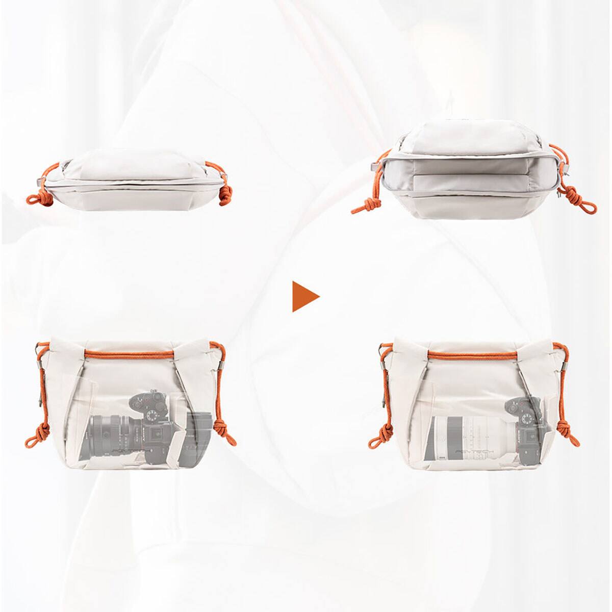Alt View 9. PGYTECH - PGYTECH OneGo Rope Strap Bag - Lilac.