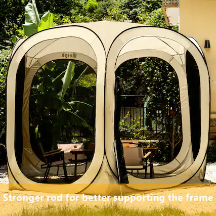Stronger rod for better supporting the frame