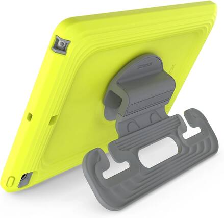 Front. OtterBox - OtterBox - Kids EasyGrab Tablet Case for Apple iPad (7th generation, 8th generation, and 9th generation) - Martian Green.
