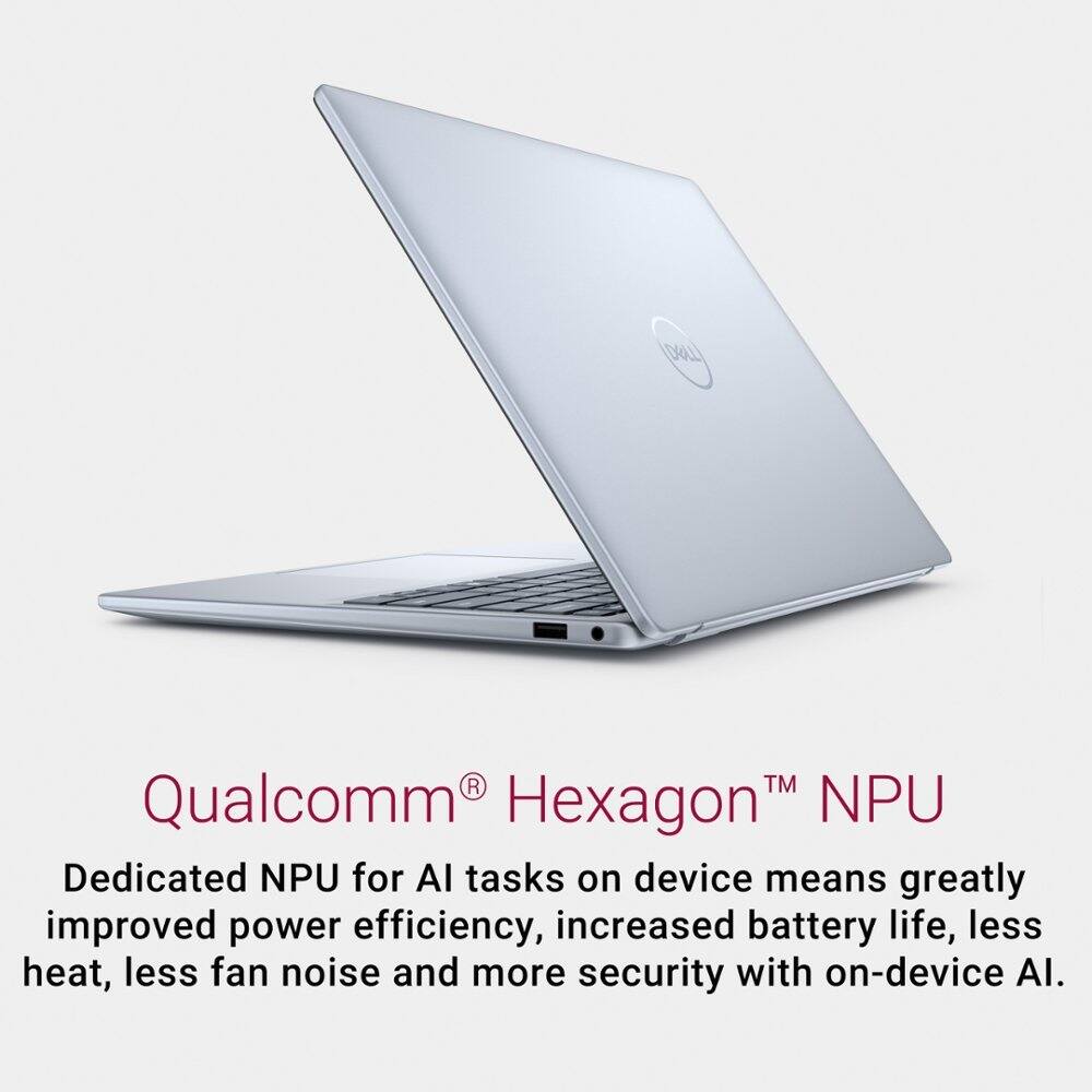 Qualcomm® Hexagon™ NPU

Dedicated NPU for AI tasks on device means greatly improved power efficiency, increased battery life, less heat, less fan noise and more security with on-device AI.