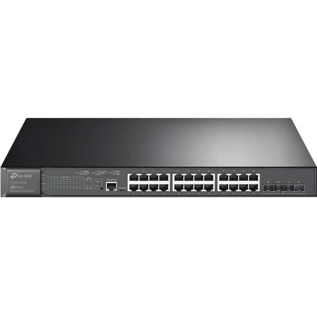 TP-Link - TL-SG3428XMP -Jetstream 24 Port Gigabit Smart Managed L2+ PoE switch - Limited Lifetime Protection - 24 PoE+ - Unknown