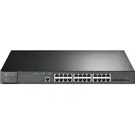 TP-Link - TL-SG3428XMP -Jetstream 24 Port Gigabit Smart Managed L2+ PoE switch - Limited Lifetime Protection - 24 PoE+ - Unknown
