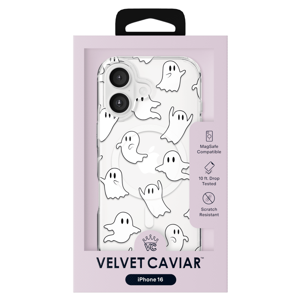 MagSafe Compatible  
10 ft. Drop Tested  
Scratch Resistant  
VC VELVET CAVIAR  
iPhone 16