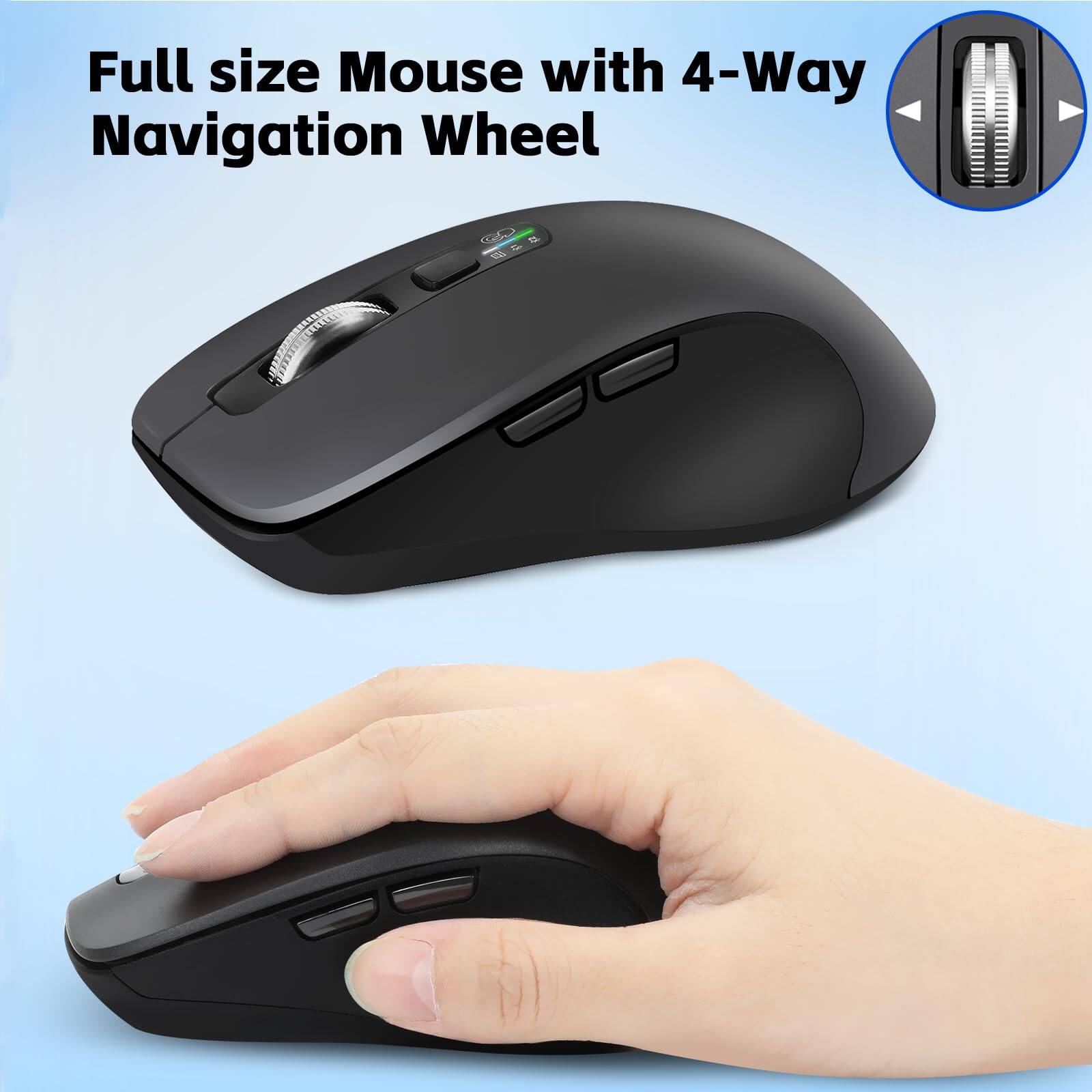 METALTON Mouse Combo Scissor switch Keys 2 in 1 Receiver And Two Multi ...