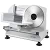 Front. OSTBA - 150W Meat Slicer, 6.7" stainless steel blades, adjustable 0-15mm, for cold cuts, cheese, bread, fruit. - Sliver.