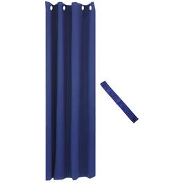 Sunnydaze - Outdoor Blackout Curtain Panel - 52 in x 84 in - Blue