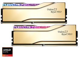G.SKILL - Trident Z5 Royal Neo 32GB (2x16GB) DDR5 6000 PC5-48000 Desktop RAM - Gold