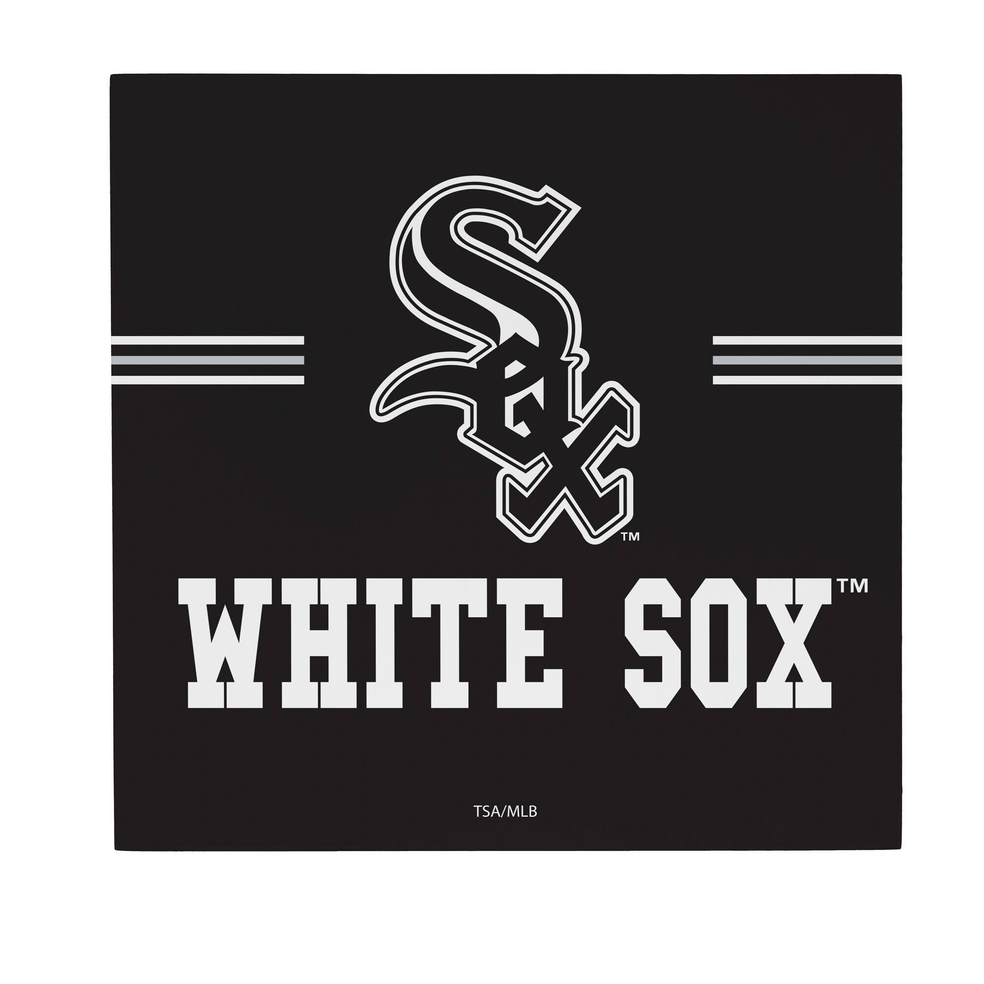 Chicago White Sox 12" x 12" Wood Wall Sign