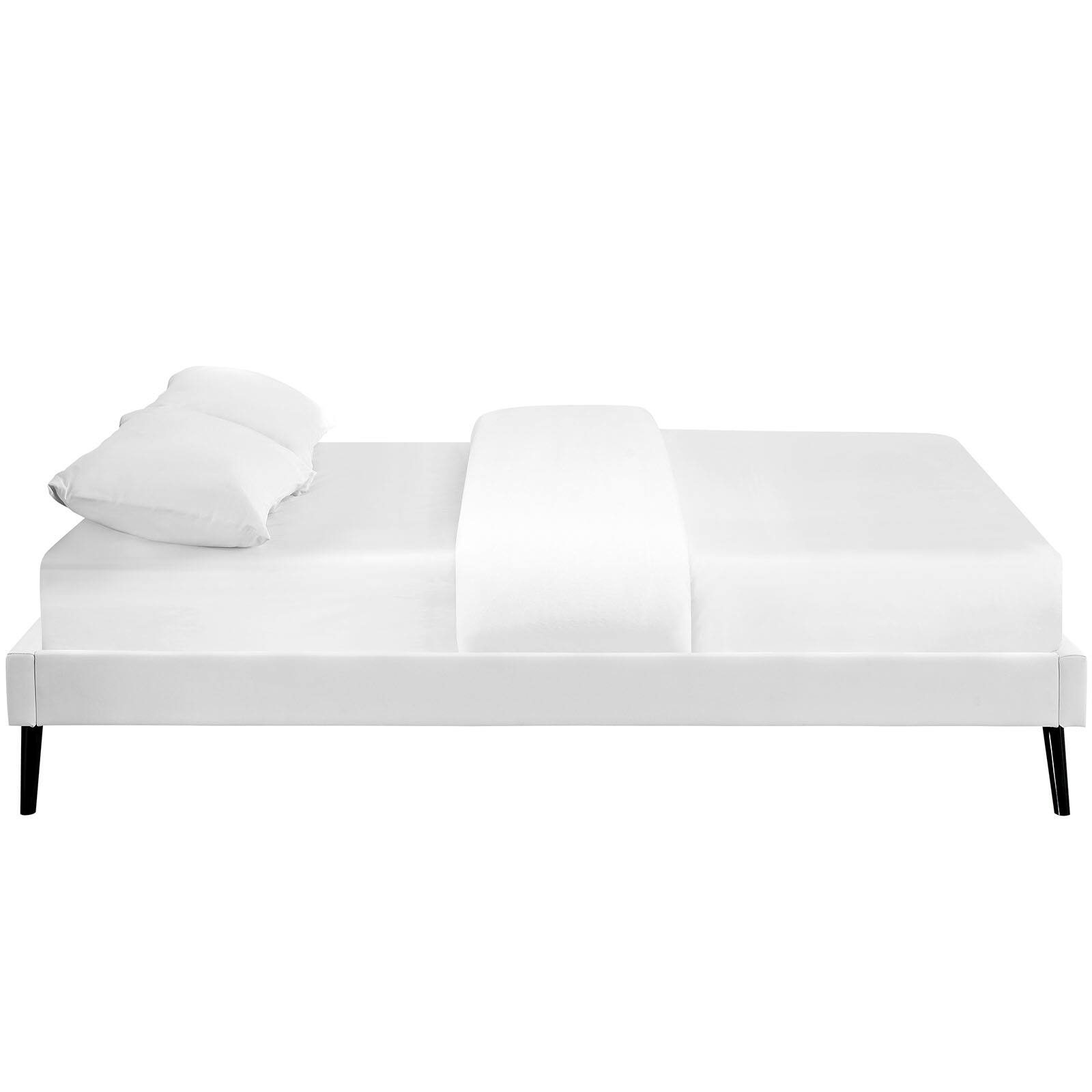 Back. Modway - Horizon Stainless Steel Full Bed Frame - Green.
