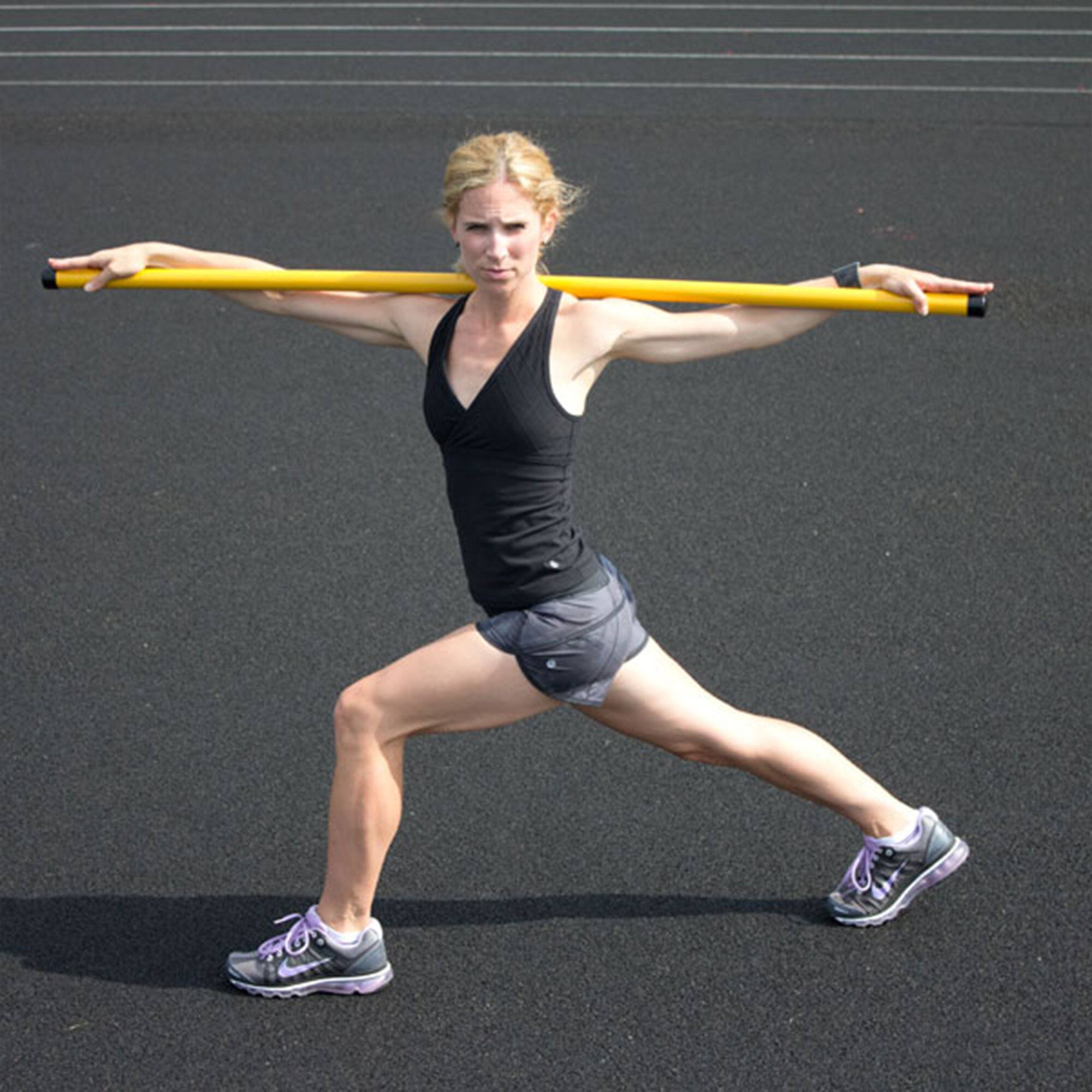Alt View 5. Prism Fitness - Prism Fitness 5 Pound Smart Stick for Balance, Alignment, and Range of Motion - Yellow.