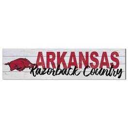 Jardine - Arkansas Razorbacks 40'' x 10'' Logo Sign - White