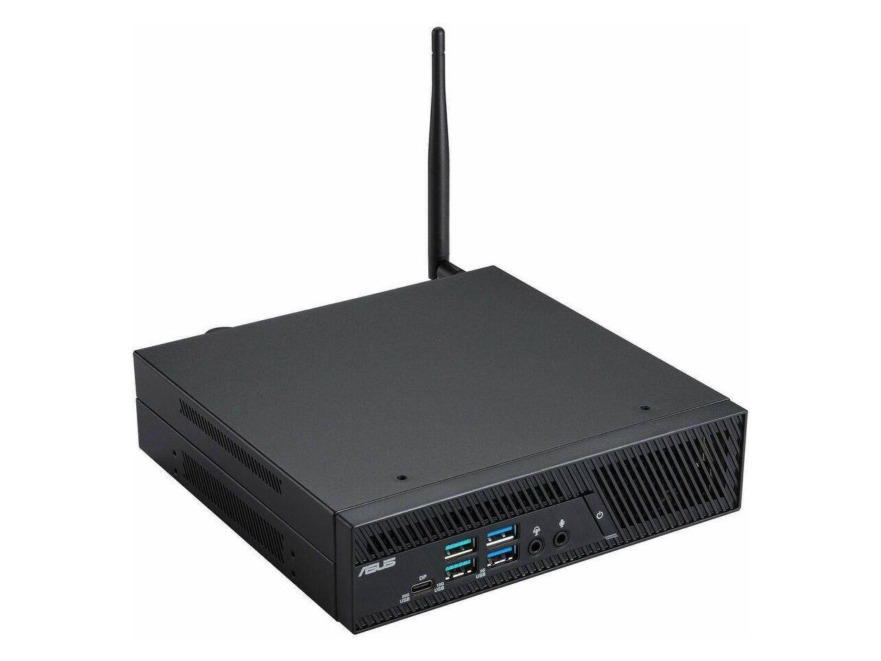 Alt View 3. ASUS - Asus ExpertCenter PB64 Mini PC, Intel Core Ultra 7 265, 16GB RAM, 512GB NVMe SSD, Win 11 Pro, Wi-Fi 7, 120W - Black.