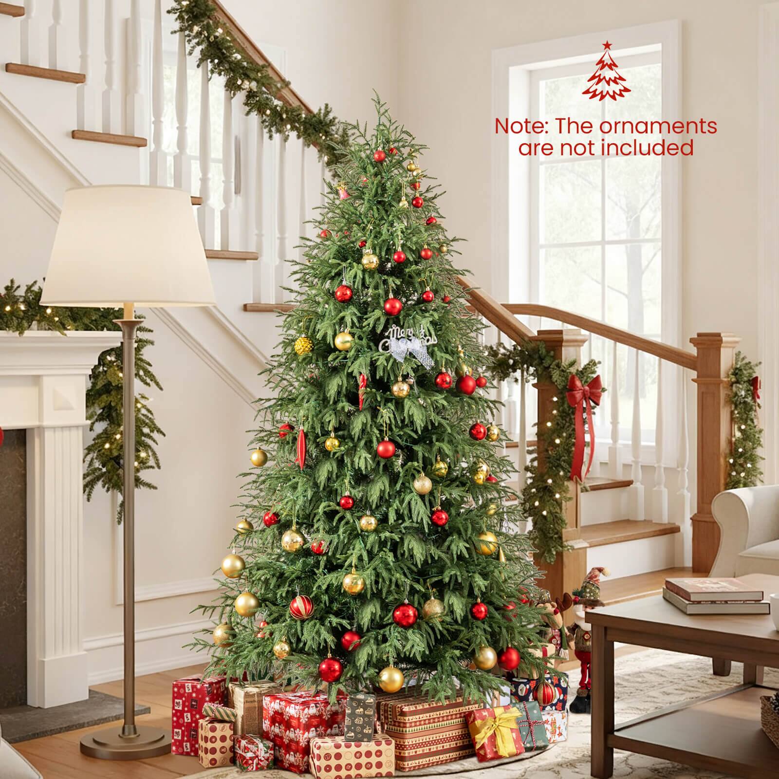 Note: The ornaments are not included