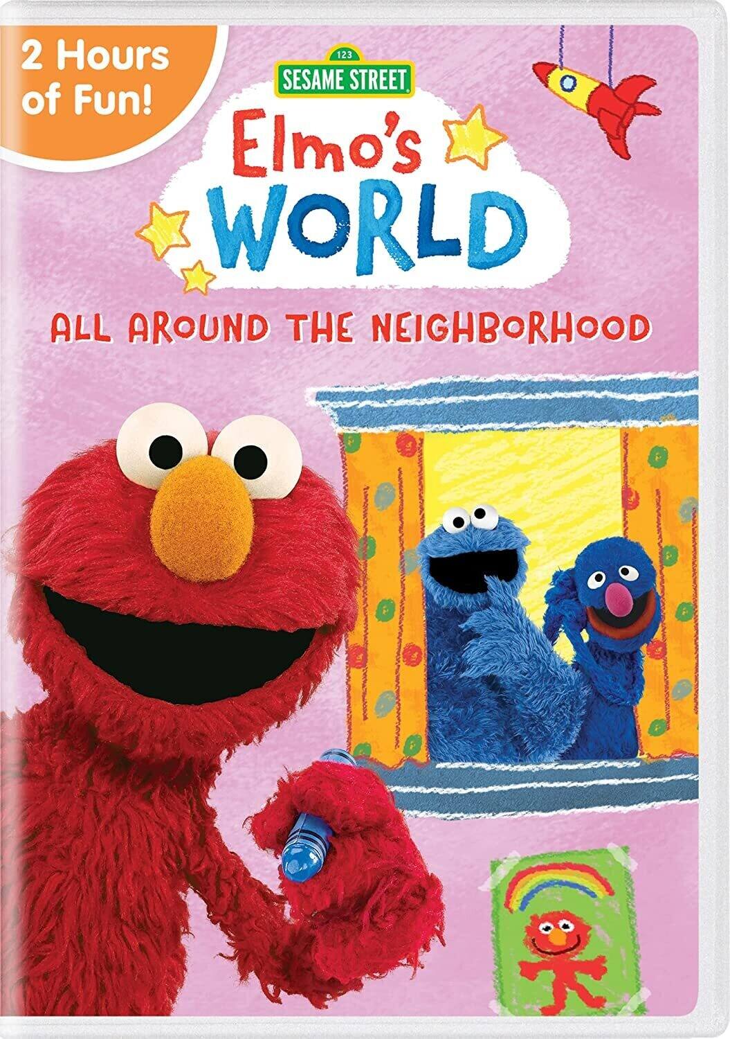 Front. Sesame Street: Elmo's World: All Around The Neighborhood - DVD.