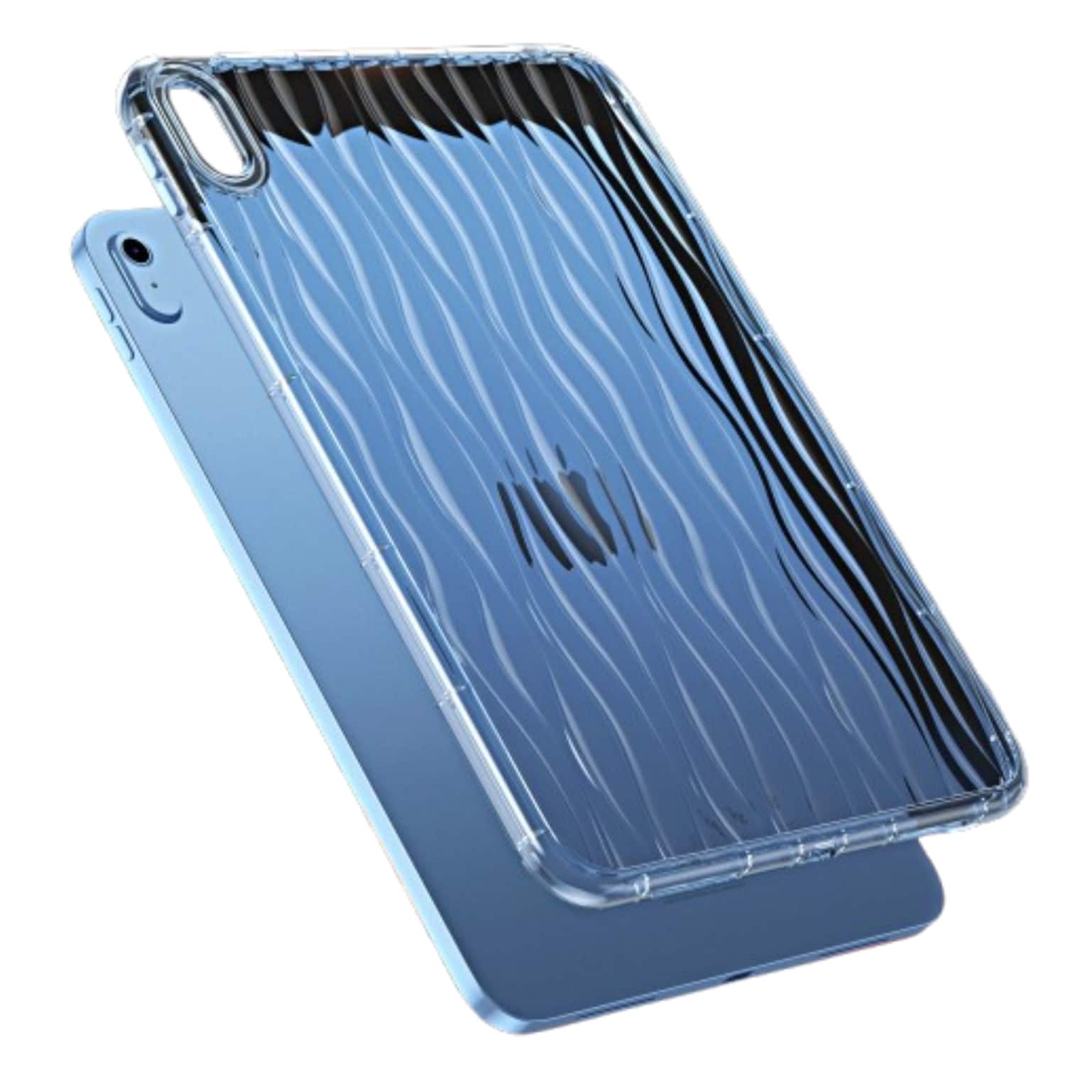 Stock Preferred - Clear TPU Anti-Yellowing Case for iPad 9th/8th/7th Gen 10.2" (2021/2020/2019) – - Blue
