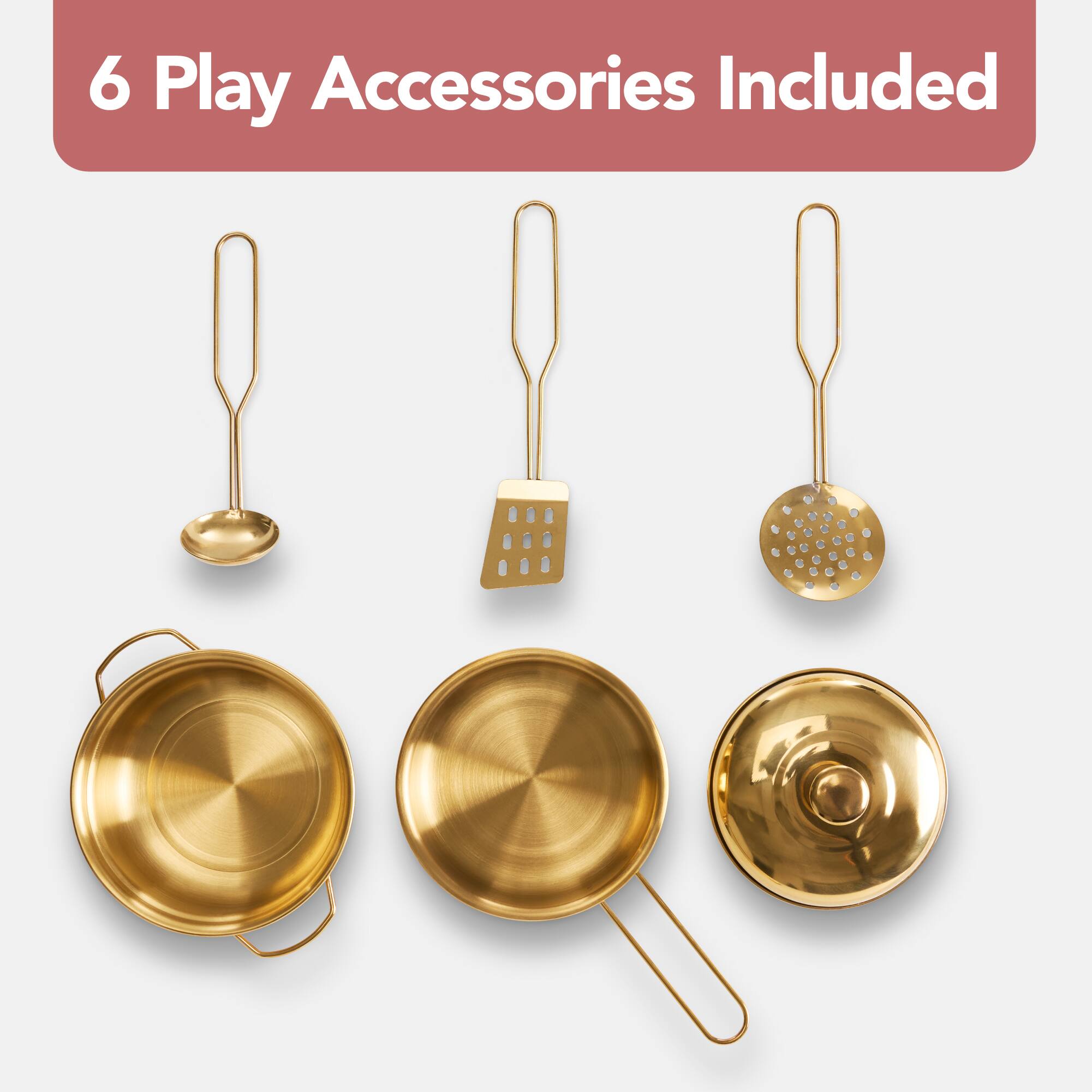 6 Play Accessories Included