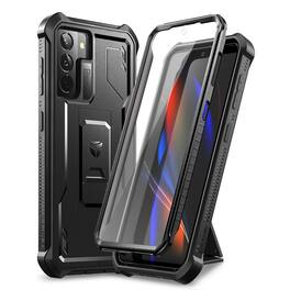 Dexnor - Case for Samsung Galaxy S21 Heavy Duty Military Grade Protection Shockproof Protective Cover 6.2 inch - Black